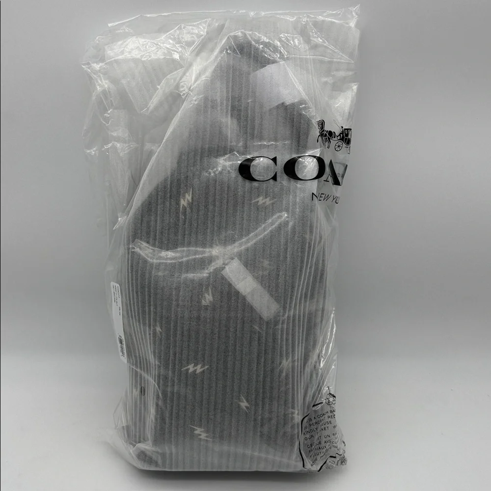 Coach West Pack With Lightning Bolt Print Black